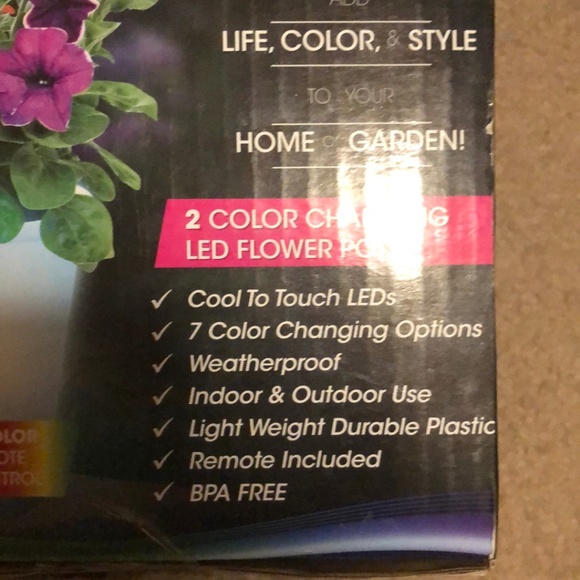 LED garden pots - Luma pots - Picture 4 of 4